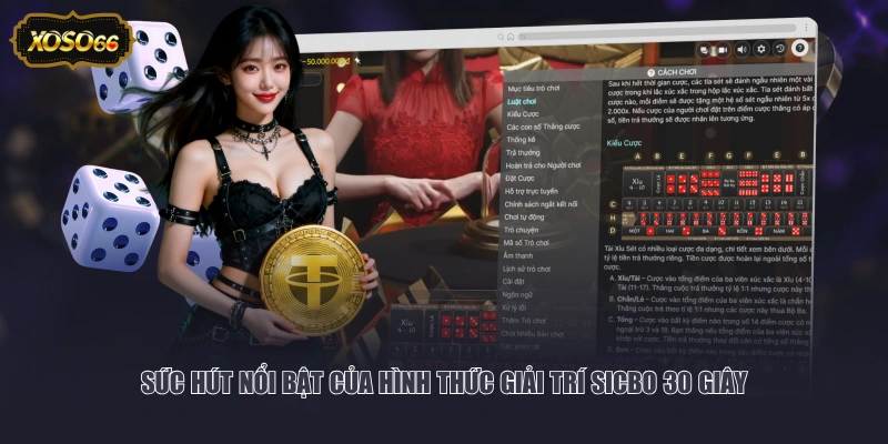 Sức hút nổi bật của hình thức giải trí Sicbo 30 giây